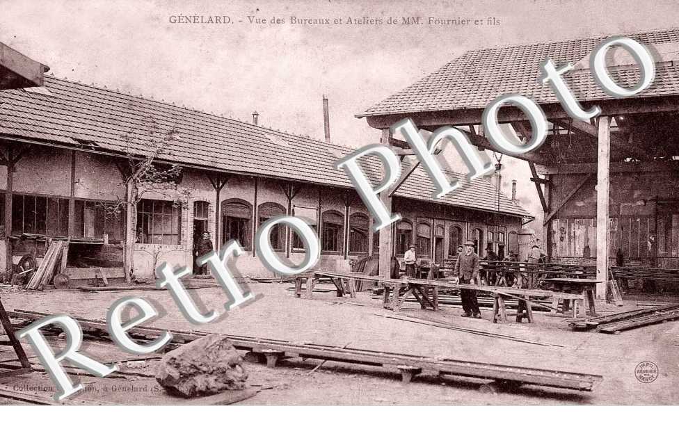 Vue des bureaux et ateliers de MM. Fournier  et fils
