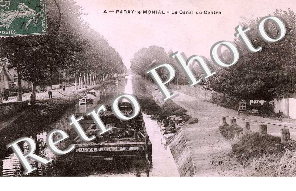 Le canal du centre - peniche