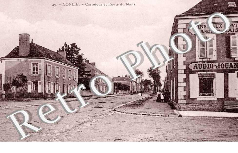 Carrefour et route du Mans