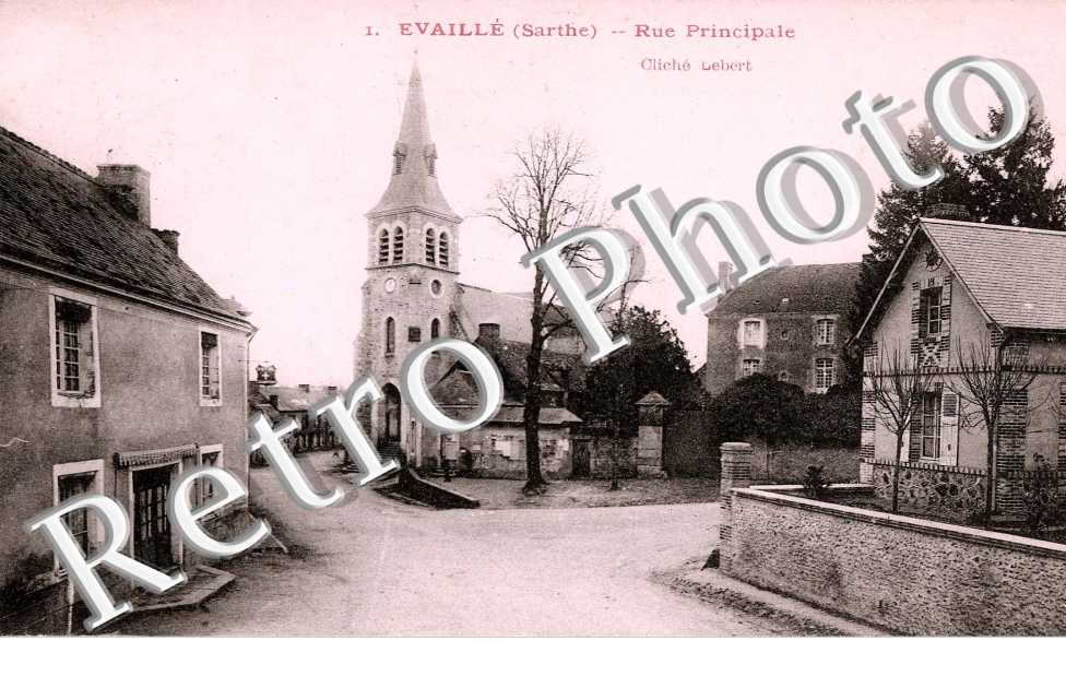 rue principale en 1909