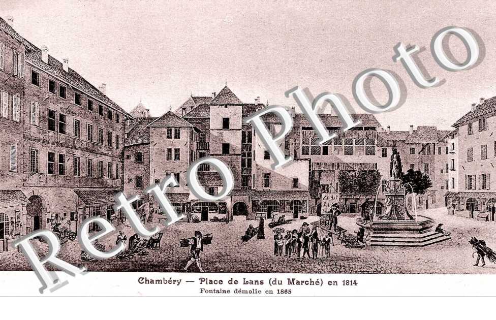 Place de Lans  du marche (1814)