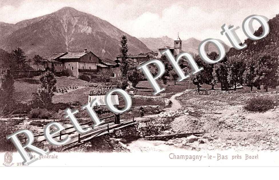 Champagny-le-bas - vue generale