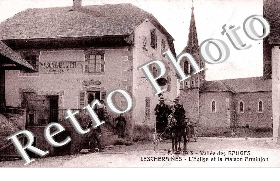 l&#039;eglise et la maison Arminjon