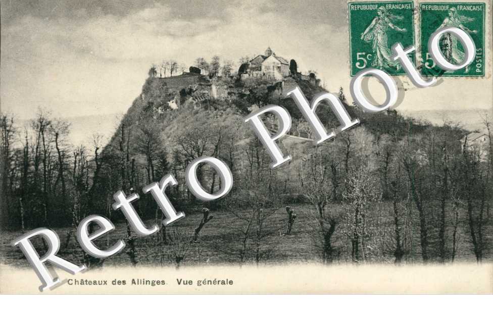 chateau des Allinges, vue generale