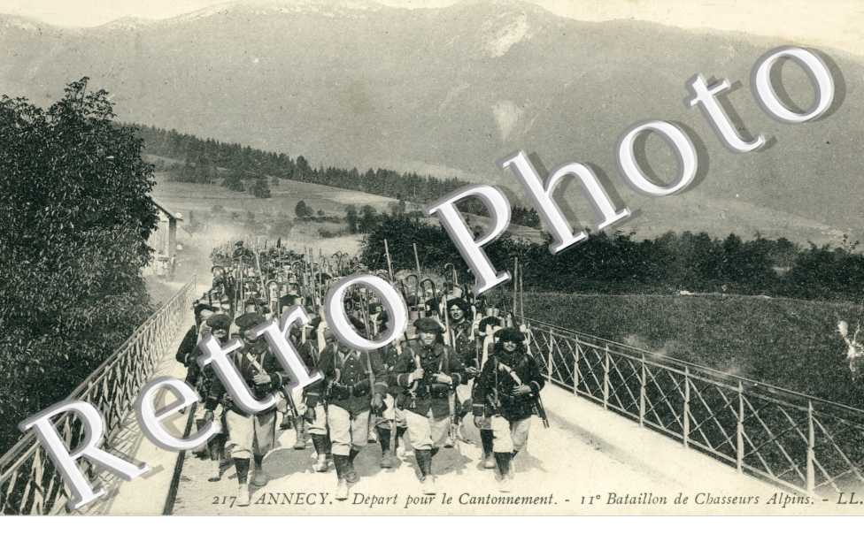 Depart pour le cantonnement - 11eme Bataillon de chasseurs alpins