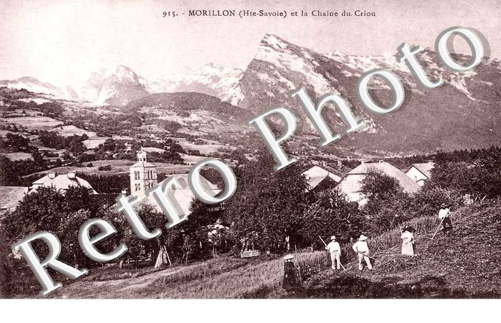 vue générale et la chaîne du Criou (1923)