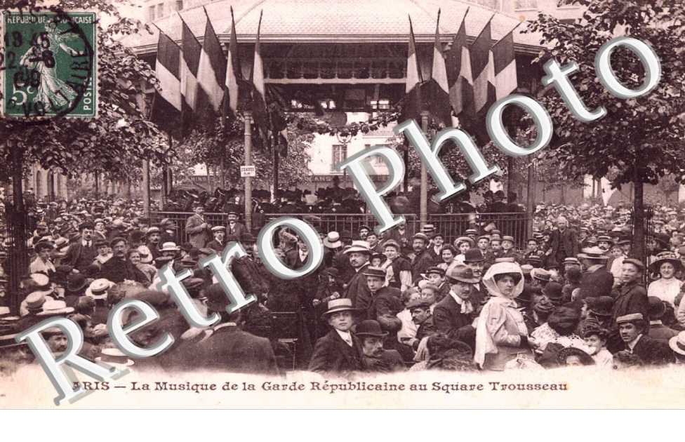 Musique de la Garde Republicaine au Square Trousseau