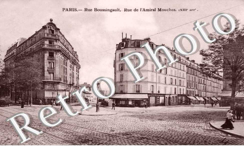 RUE BOUSSINGAULT ET RUE DE L&#039;AMIRAL MOUCHEZ