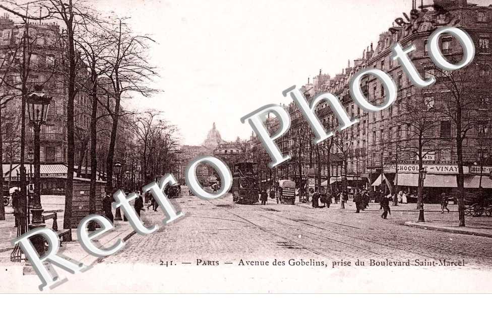 avenue des gobelins, prise du boulevard Saint-Marcel