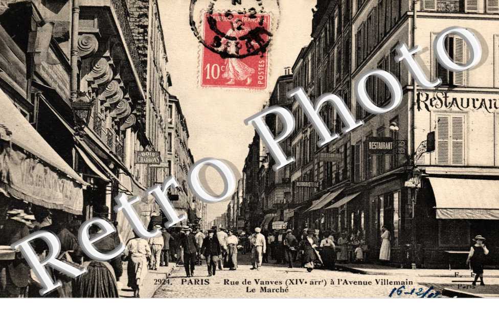 Rue de Vanves à l&#039;Avenue Villemain - Le Marché