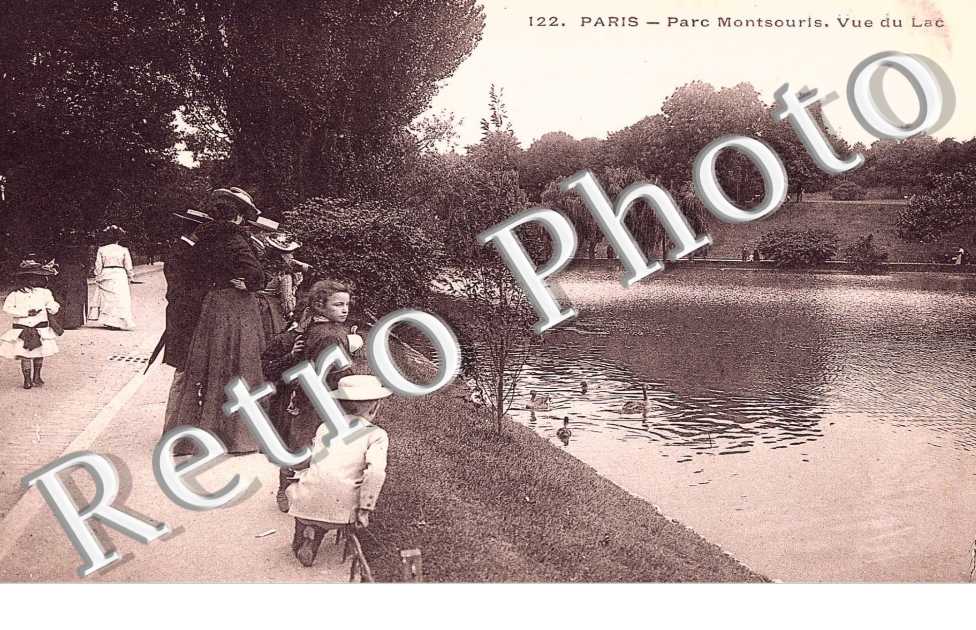 PARC MONTSOURIS VUE DU LAC