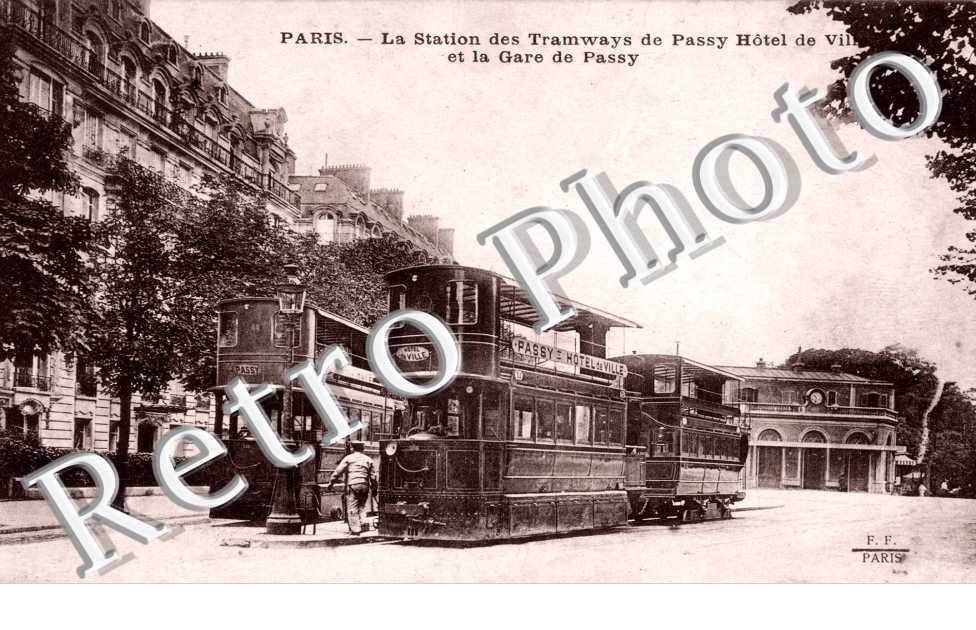 Station des Tramways de Passy, Hotel de Ville et Gare