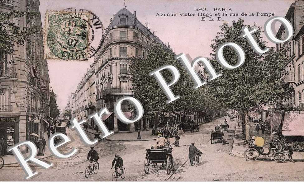 Avenue Victor Hugo et Rue de la Pompe