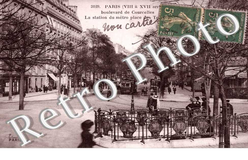 Boulevard de courcelles La station du metro