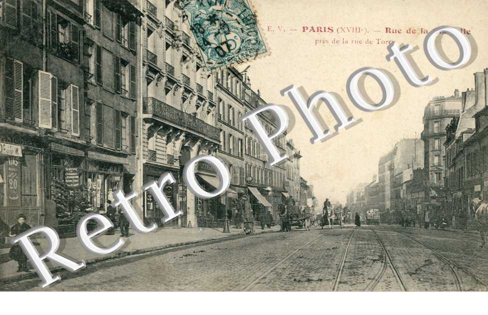 Rue de la Chapelle près de la rue de Torcy