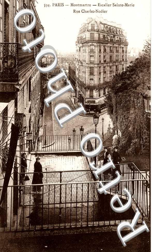 Escalier Sainte Marie - Rue Charles Nodier