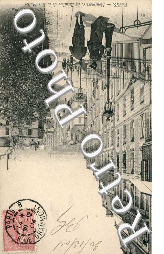 Les Escaliers de la Rue Muller - Montmartre
