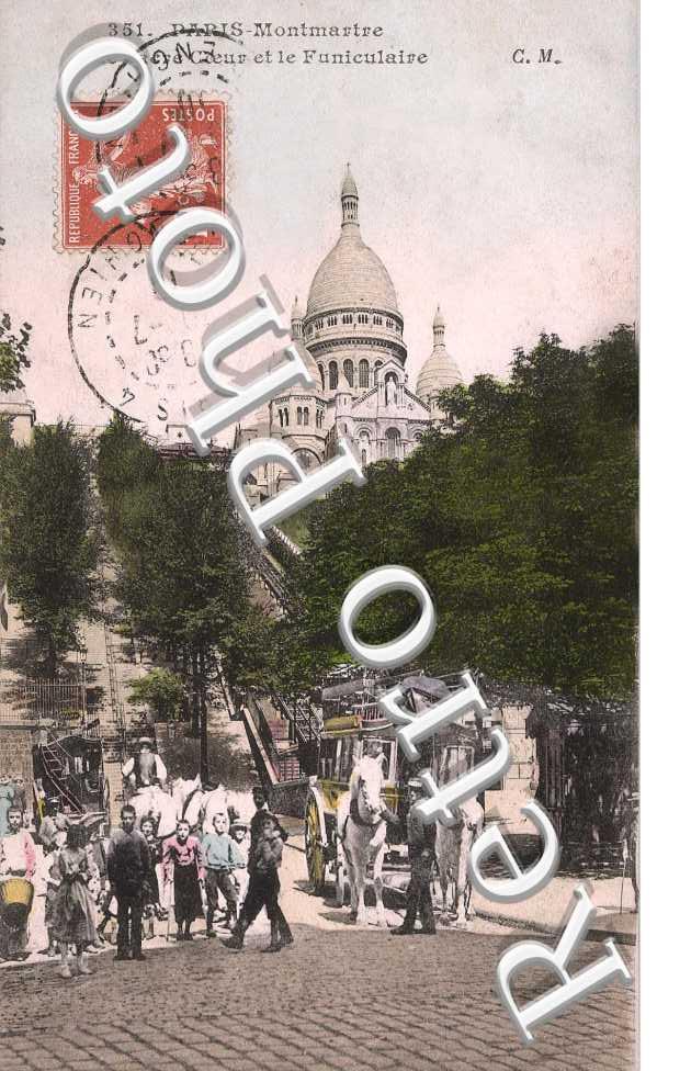 le Sacre Coeur et le funiculaire