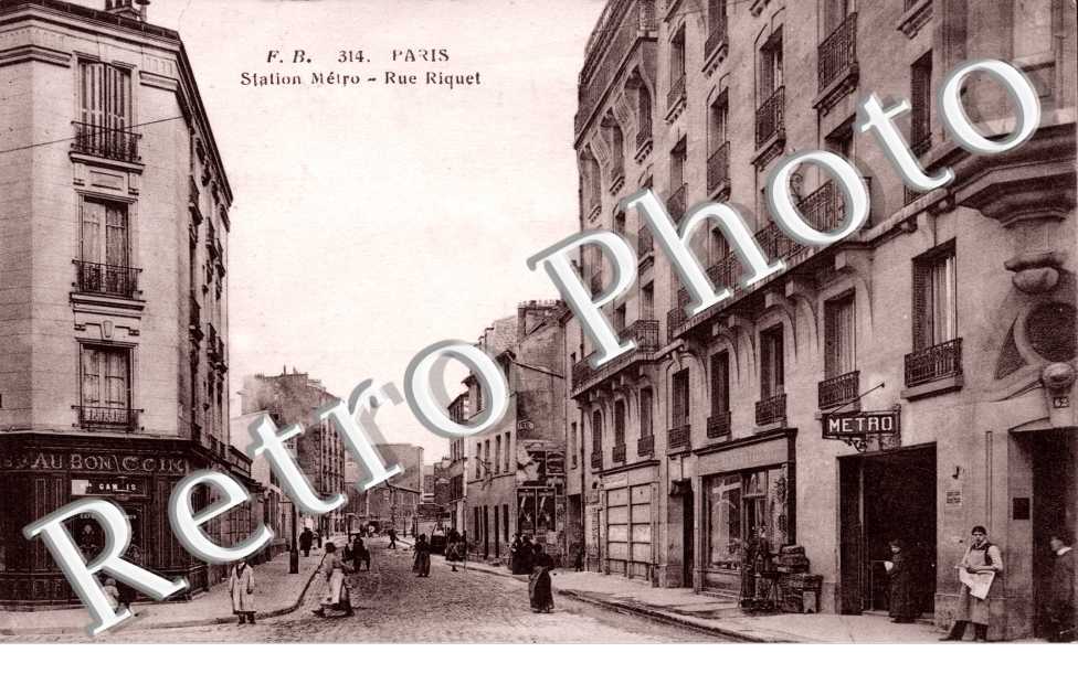 station metro, rue Riquet