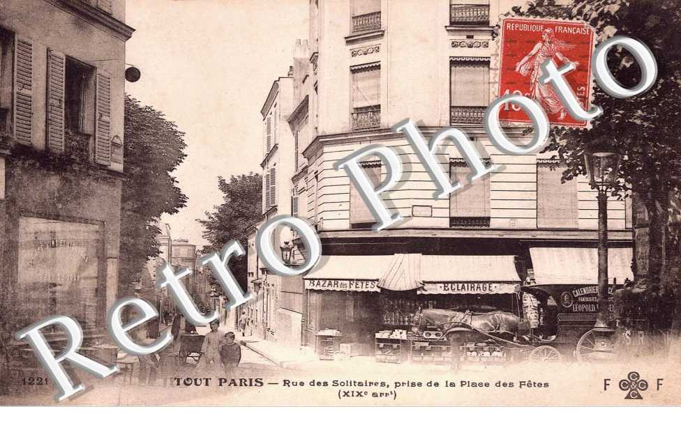 RUE DES SOLITAIRES, PRISE DE LA PLACE DES FETES