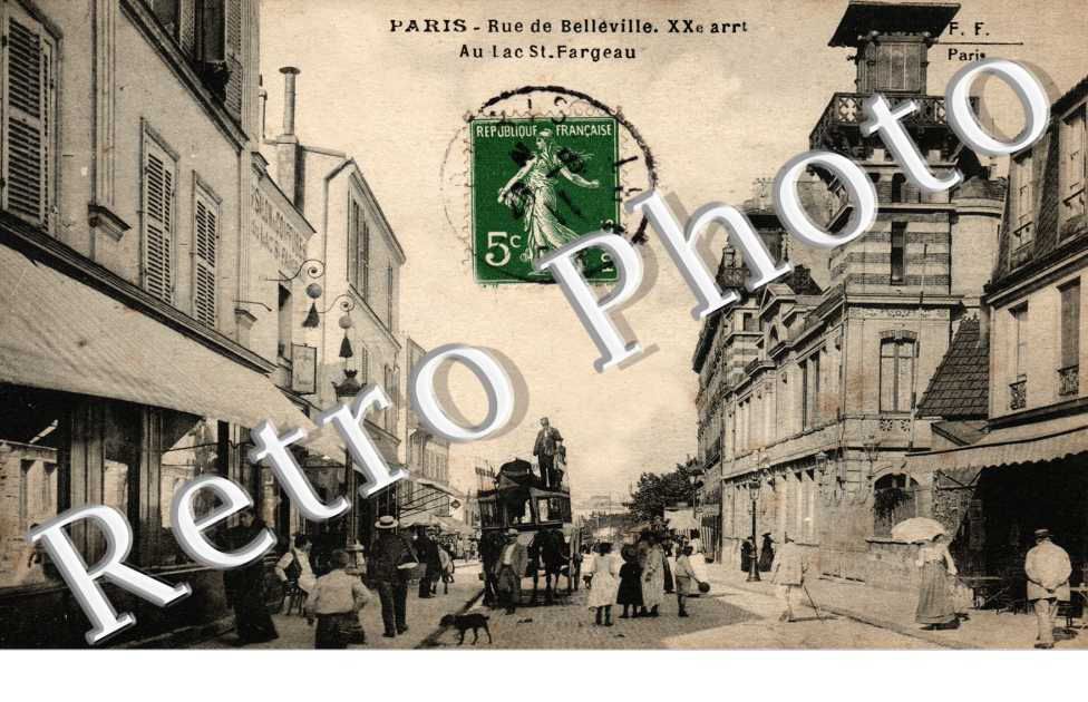 Rue de Belleville au lac Saint Fargeau