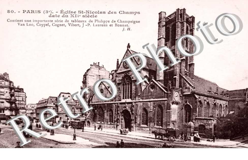 EGLISE SAINT NICOLAS DES CHAMPS  -  Rue Saint Martin