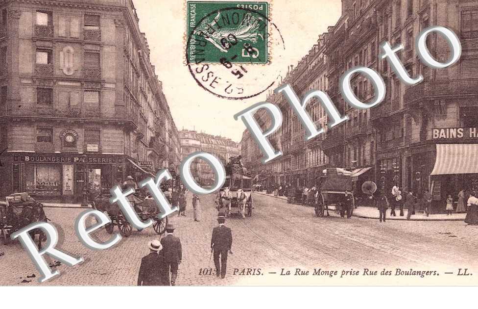 rue Monge prise des Boulangers