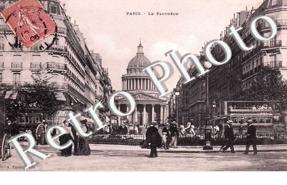 la rue Soufflot et le Pantheon