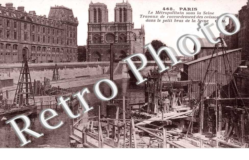 le metropolitain sous la Seine