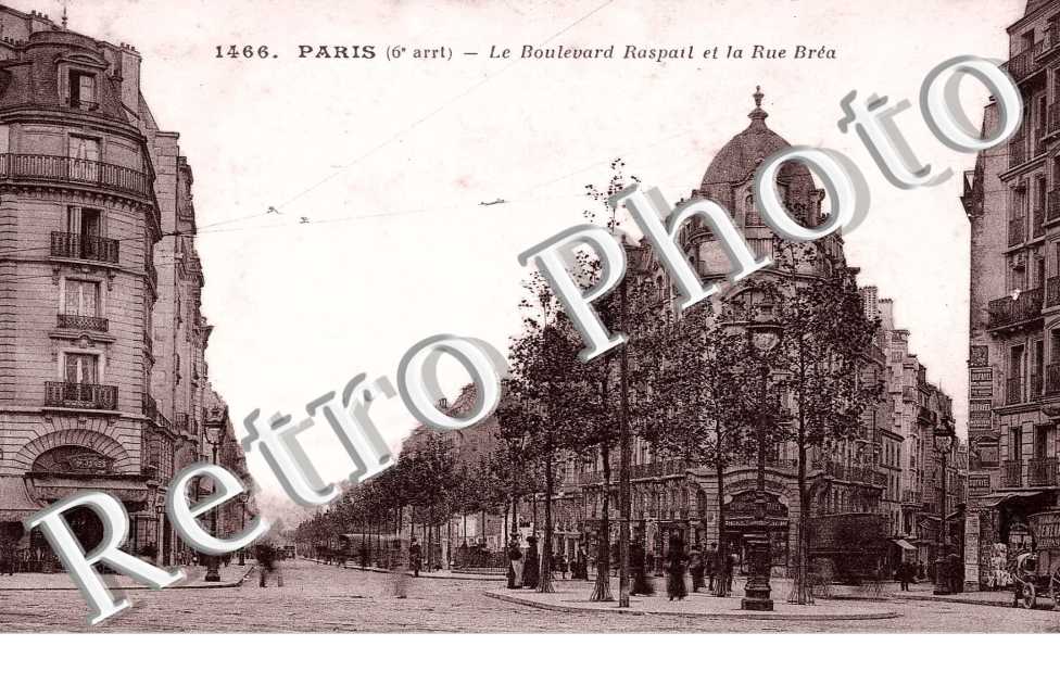 LE BOULEVARD RASPAIL ET LA RUE BREA