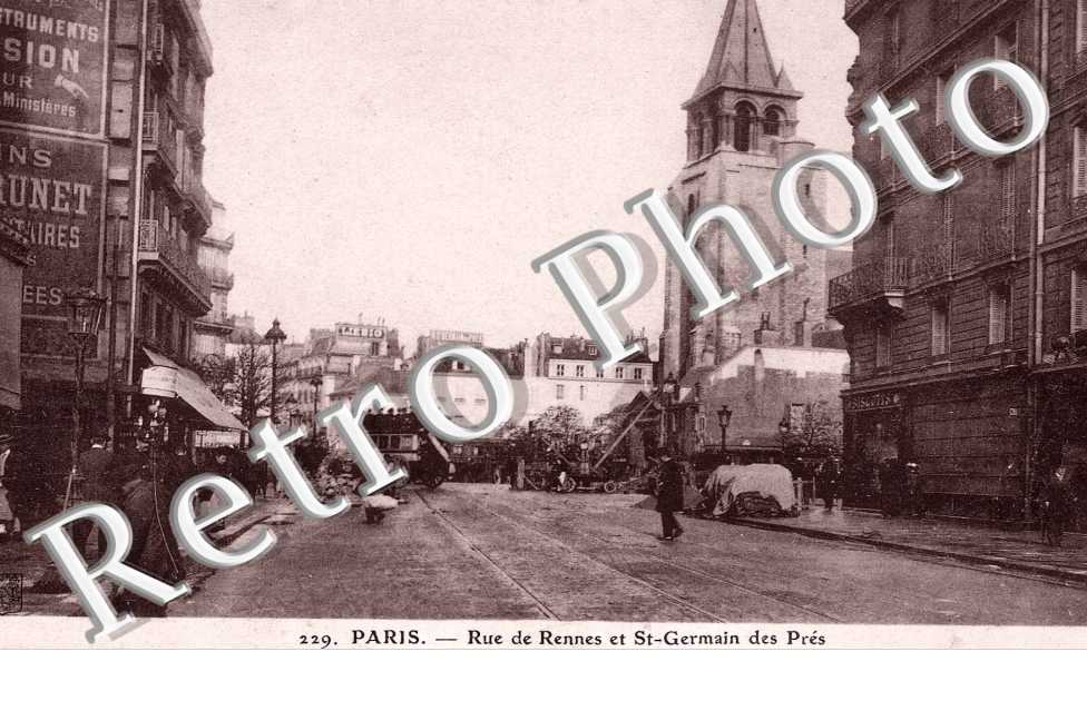 RUE DE RENNES ET SAINT GERMAIN DES PRES
