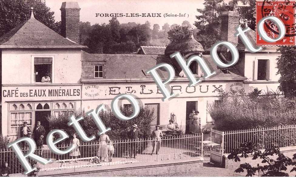 ETABLISSEMENT LEROUX cafe des eaux minerales
