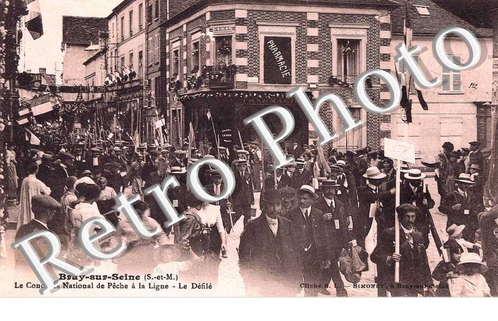 Le concours national de peche a la ligne - le defile - sport