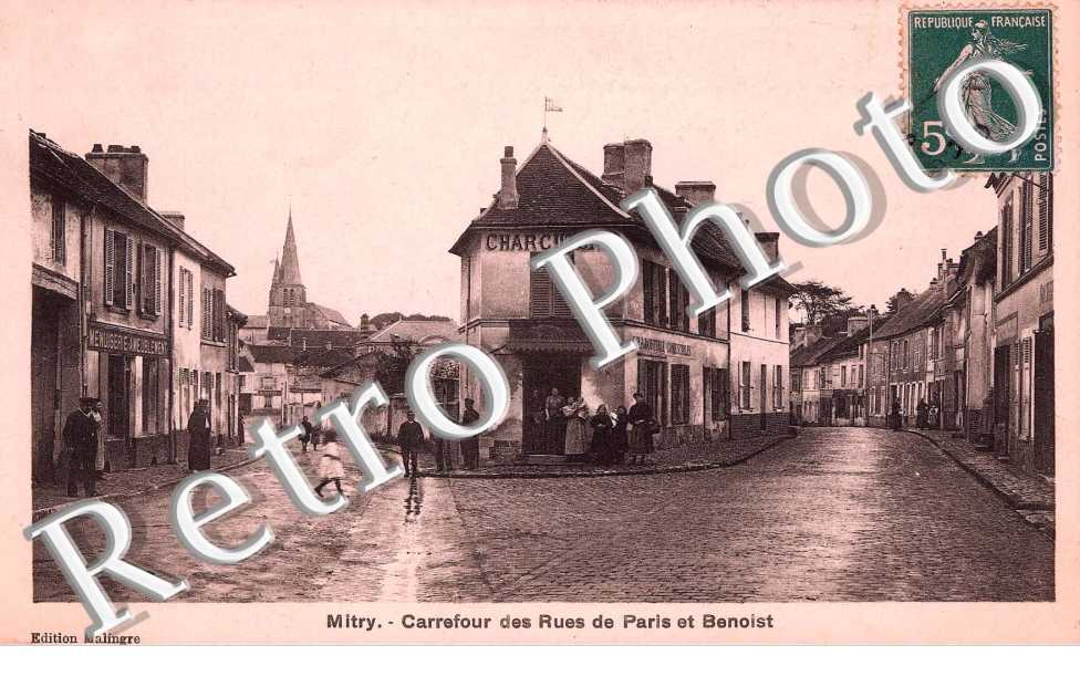 Carrefour des rues de Paris et Benoist