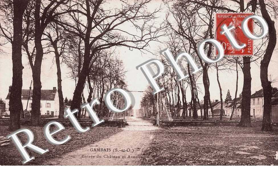 entree du chateau et avenue