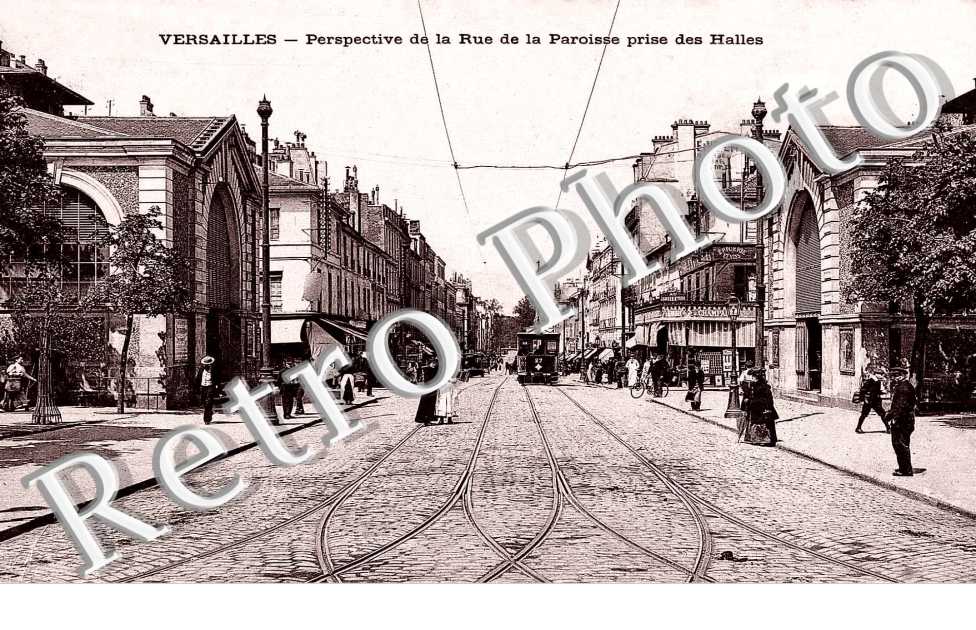 Perspective de la Rue de la Paroisse prise des Halles