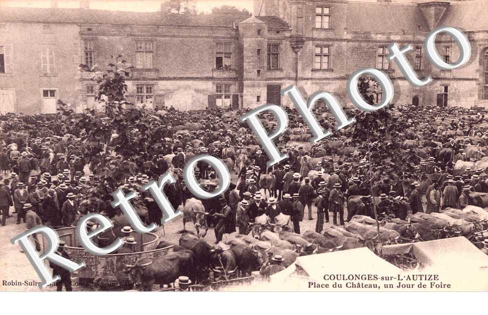 place du chateau, un jour de Foire