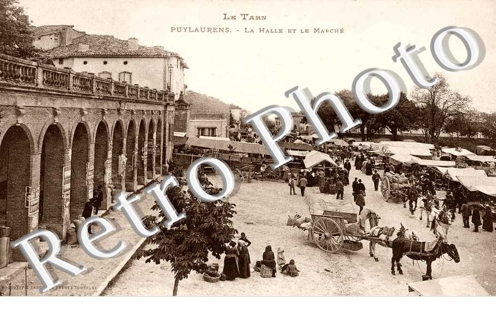 la halle et le marche