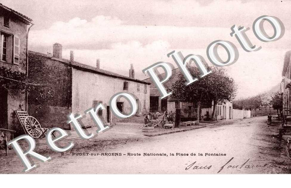 Route nationale - la place de la fontaine