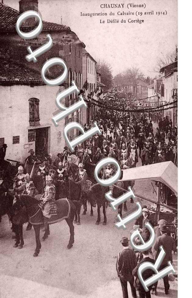 inauguration du calvaire (19 avril 1914)