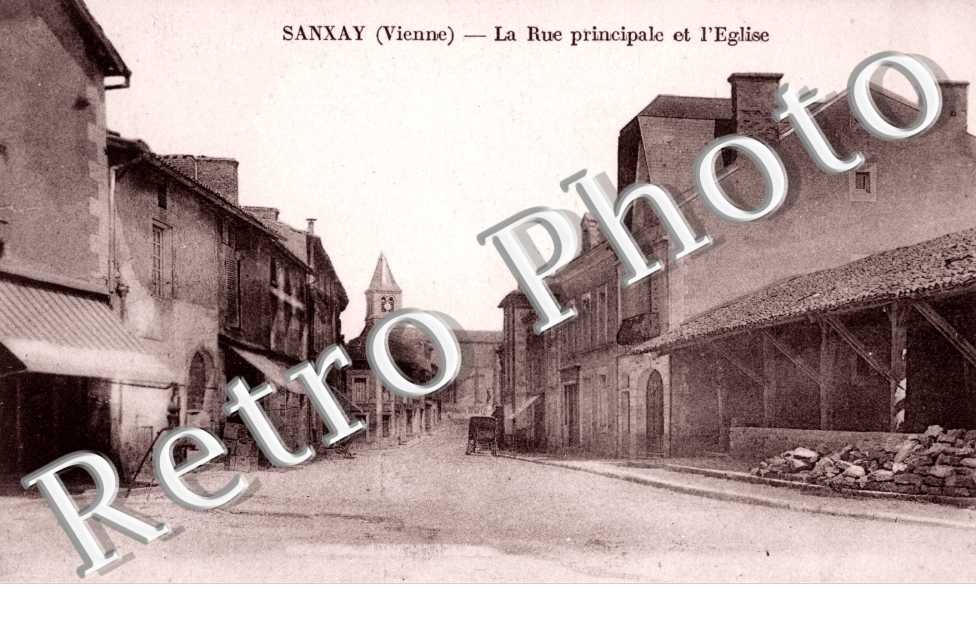 La rue principale et l'eglise