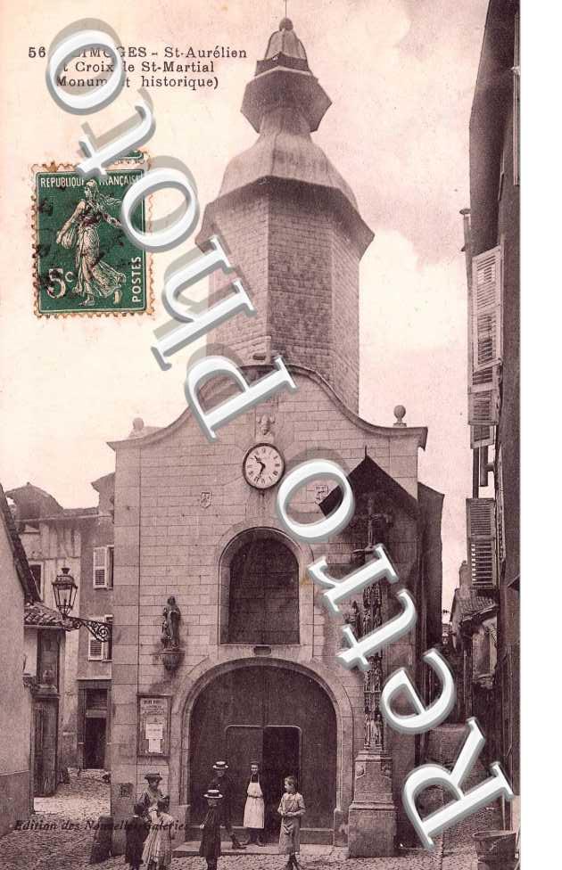 Eglise SAINT AURELIEN et croix Saint-Martial