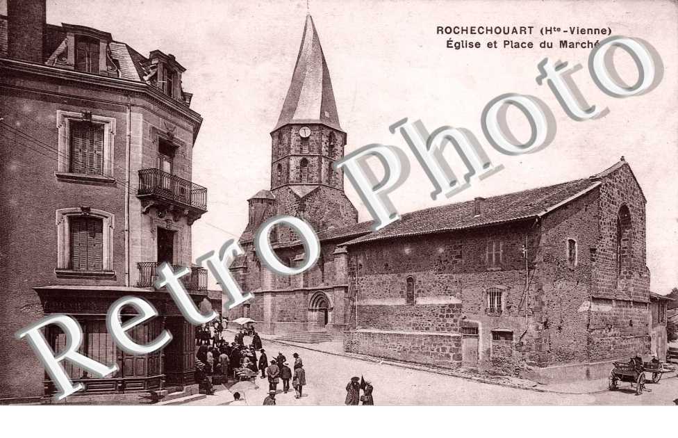 eglise et place du marche