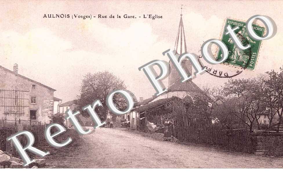 Rue de la gare - l&#039;eglise