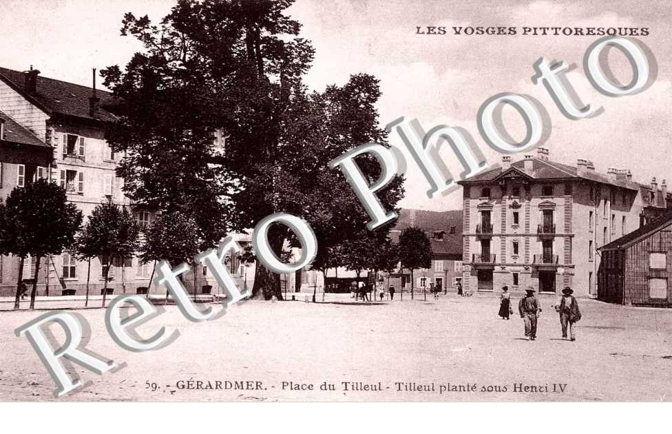 PLACE  DU TILLEUL plante sous Henri IV