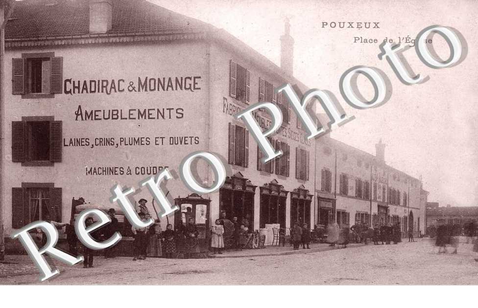 Place de l&#039;eglise Chadirac & Monange Ameublements