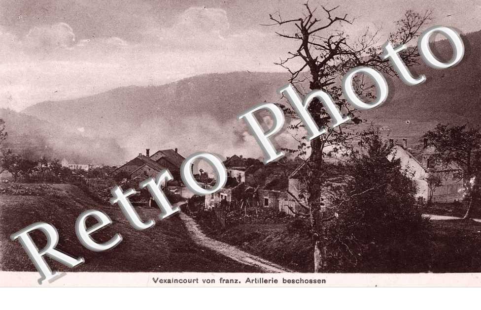 Vexaincourt von franz. artillerie beschlossen