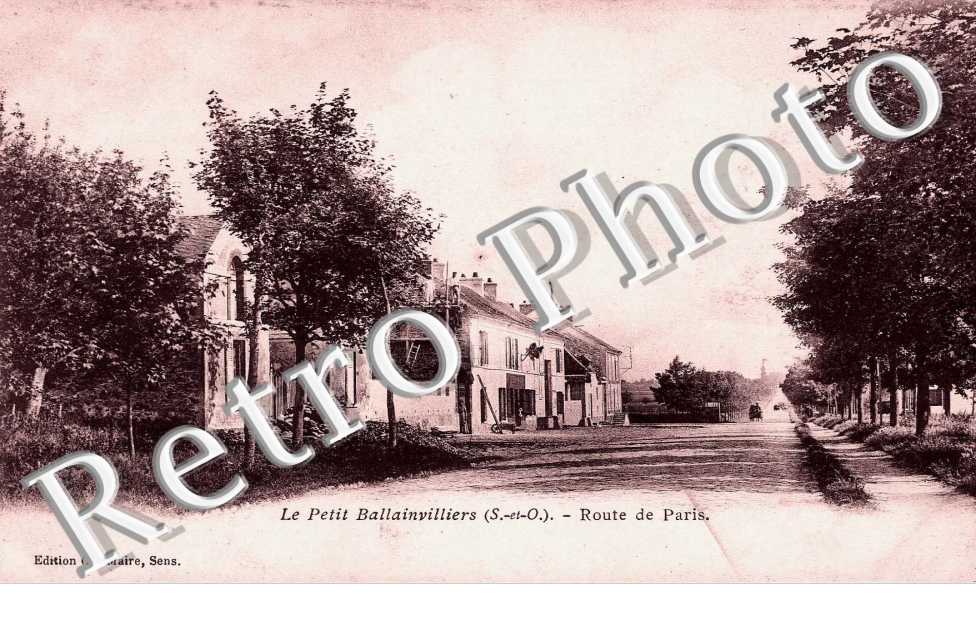  Le petit Ballainvilliers - Route de Paris. Edit. Ch. Maire