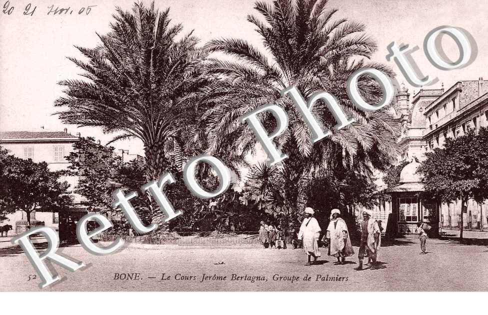 le cours Jérôme Bertagna. Groupe de Palmiers (1905)