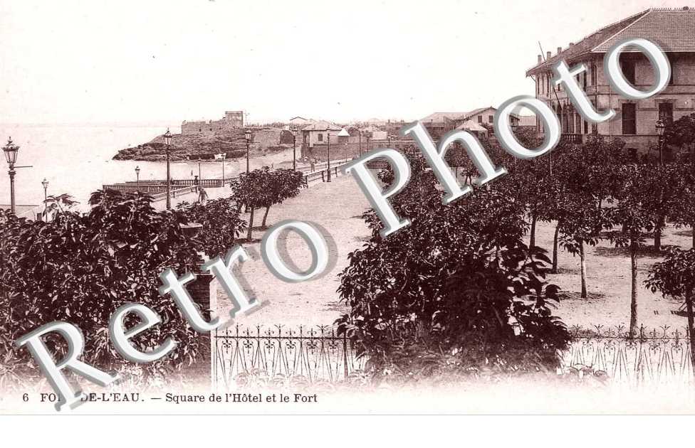 Square de l&#039;hotel et le fort